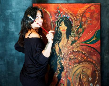 Sara Grillo e la mostra "Il Femminile Sacro"