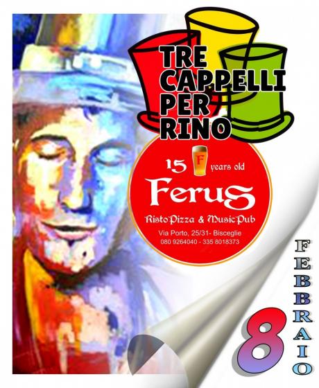 RINO GAETANO live tribute @ FERUS con i "TRE CAPPELLI PER RINO"