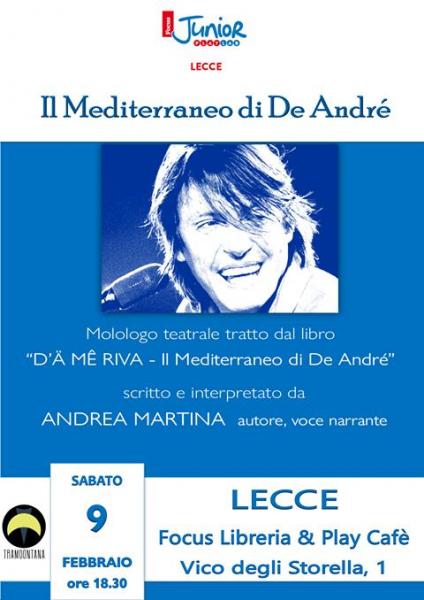 Andrea Martina racconta "Il Mediterraneo di De André" alla Focus