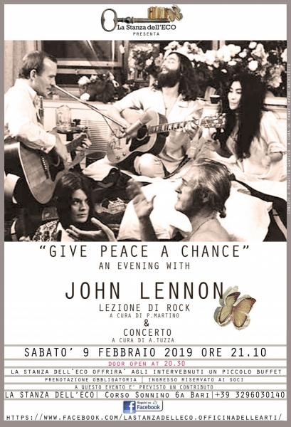 ❤️ “Give peace a chance!”