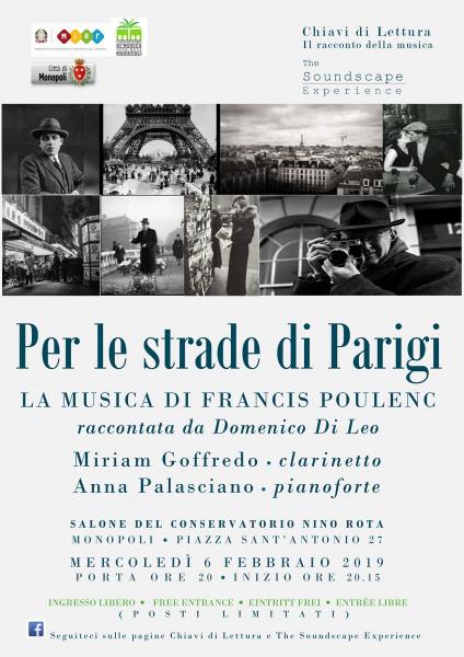 Per le strade di Parigi. La musica di Francis Poulenc raccontata e spiegata da Domenico Di Leo