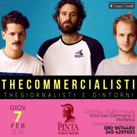 The Commercialisti cover band the Giornalisti a Molfetta