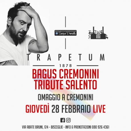 Bagus Cremonini Tribute Salento a Bisceglie