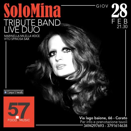 SoloMina tribute band live duo a Corato!