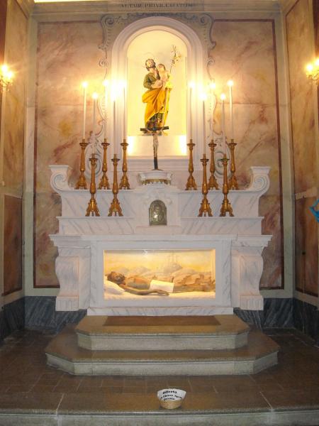 Ricorrenza di San Giuseppe falegname presso la Sua chiesetta in Corso Vittorio Emanuele