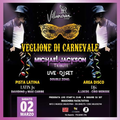 Sabato 02.03 - Veglione di Carnevale al Villanova DiscoPub - Concerto + Pista Latina + Disco @Pulsano Ta
