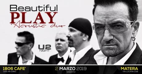 Beautiful Play U2 Semi-Acoustic Duo - 1806 Café Matera