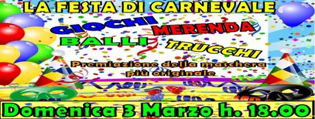 FESTA DI CARNEVALE  a BimBumBam