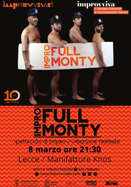 Impro Full Monty - spettacolo di Improvvisazione Teatrale venerdì 8 marzo a Lecce