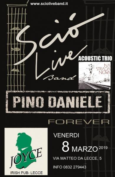 Sciò Live Band Pino Daniele Forever-Acoustic trio in concerto