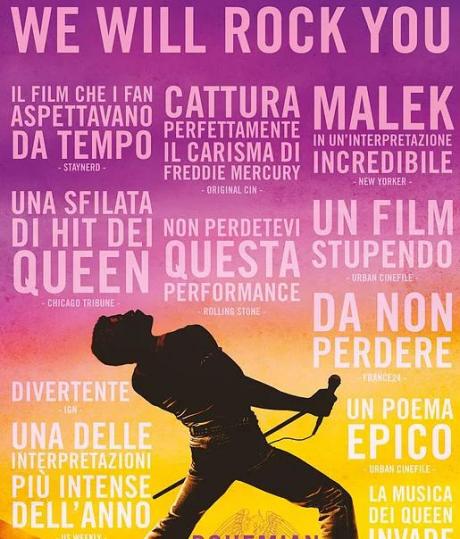"Bohemian Rhapsody" al Cineteatro Andrisani