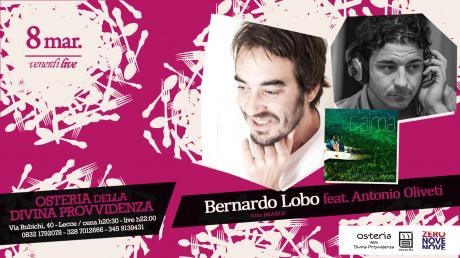 Bernardo Lobo (Brasile) in concerto a Lecce per presentare l’album “C’alma”.