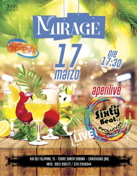 AperiLIVE con The Sixty Beat Live at Mirage (Torre Santa Sabina)