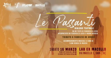 Le Passanti - Dialogo teatrale e tributo a Fabrizio De Andrè