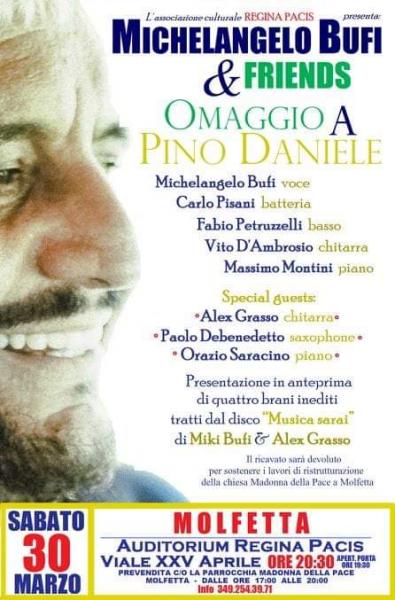 Michelangelo Bufi & Friends a Molfetta - Omaggio a Pino Daniele