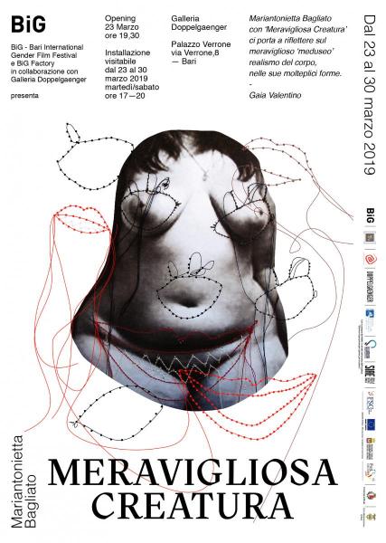 MERAVIGLIOSA CREATURA installazione artistica di Mariantonietta Bagliato