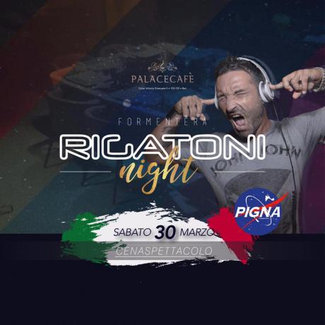 sabato 30/03 Rigatoni night con Federico PIGNA al Palace Cafè (cena spettacolo e djset)