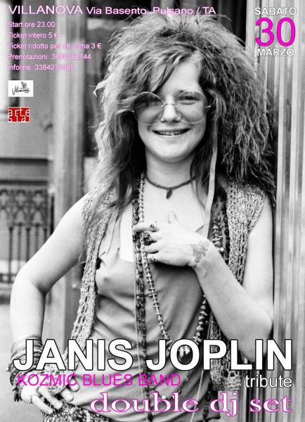 Omaggio a Janis Joplin + double zone dj set