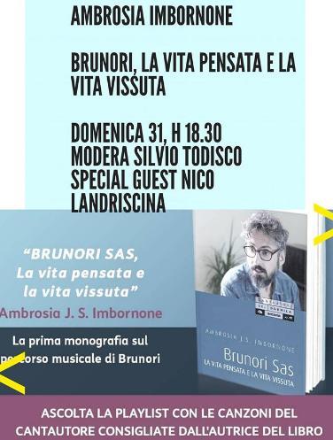 Presentazione del libro "Brunori Sas - La vita pensata e la vita vissuta"
