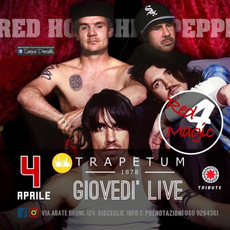 Red 4 Magik Red Hot Chili Peppers tribute a Bisceglie