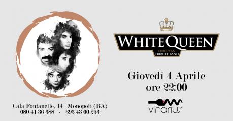 Giovedi 04/04 sul palco del Vinarius i  “White Queen“
