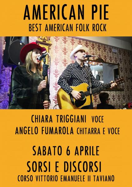American Pie folk duo live a Sorsi e discorsi Taviano