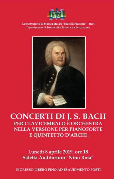 I CONCERTI DI J.S.BACH per clavicembalo e orchestra