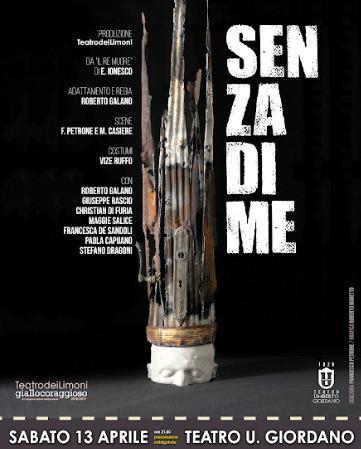"Senza di me" in scena al Teatro Giordano
