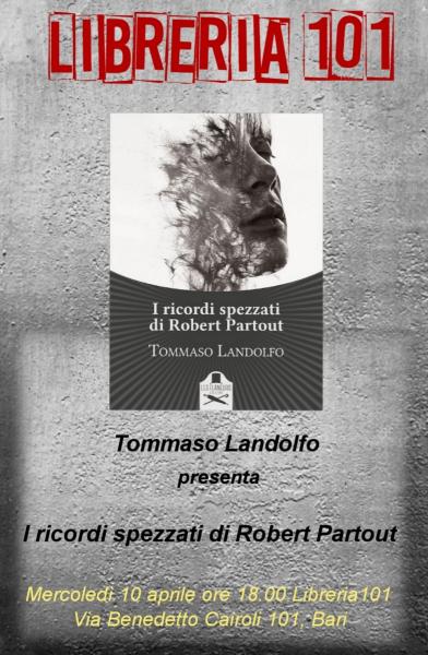 Libreria 101 presenta - incontro con l'autore Tommaso Landolfo