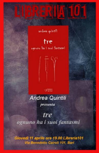 Libreria 101 - incontro con l'autore Andrea Quintili