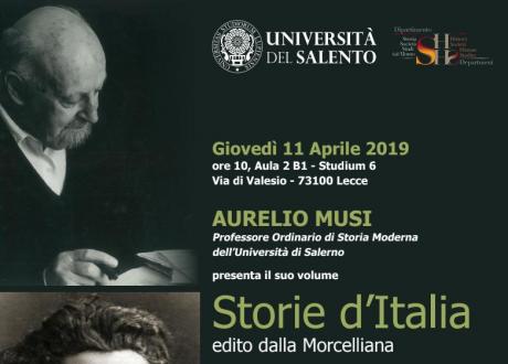 Presentazione del libro "Storie d'Italia" di Aurelio Musi