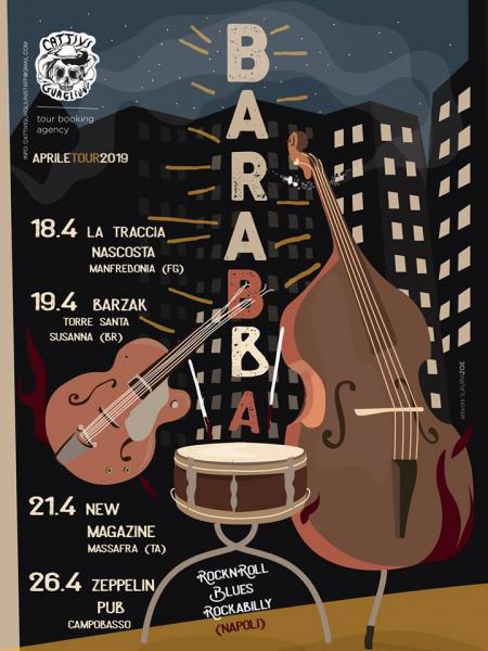 Barabba Rock'n'Roll Blues Rockabilly live at New Magazine Pub