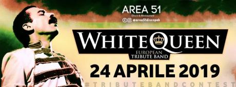 Ultimo live del "Tributeband Contest" con i White Queen. L'omaggio a Freddie sul palco dell'Area 51