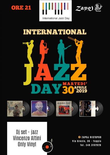 International Jazz Day @ Zapoj - Vincenzo Altini in vinyl jazz dj set