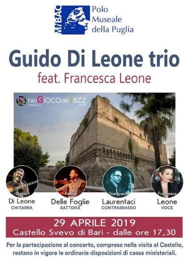 Guido Di Leone Trio in concerto a Bari