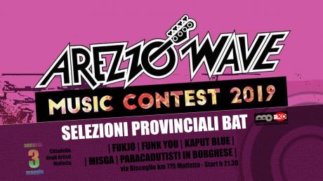 AREZZO WAVE MUSIC CONTEST PUGLIA selezioni provinciali BAT