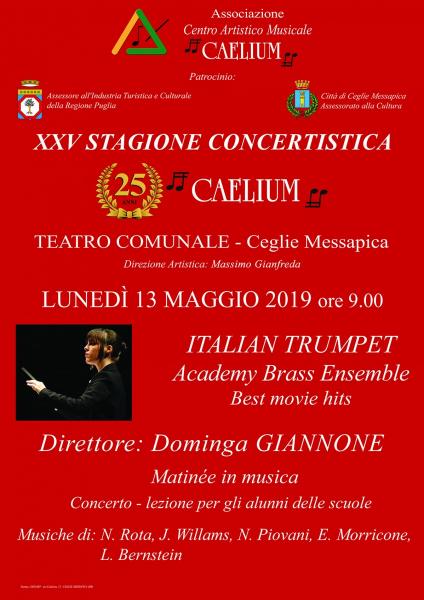 XXV Stagione Concertistica- Associazione Caelium