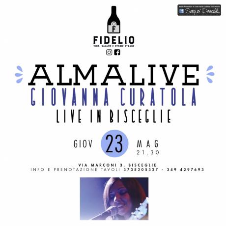 Alma live - Giovanna Curatola - live in Bisceglie