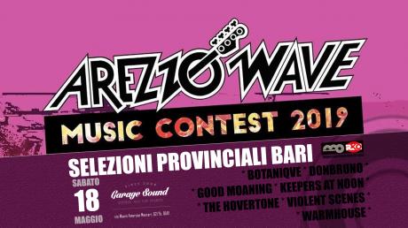Arezzo Wave Music Contest 2019: selezioni provinciali Bari al Garage Sound