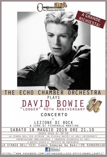 E. C. O. Plays DAVID BOWIE concerto+lezione di rock