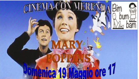 MARY POPPINS. Cinema con merenda