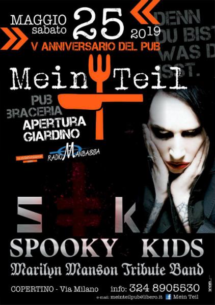 Spooky Kids Marilyn Manson Tribute Band in concerto