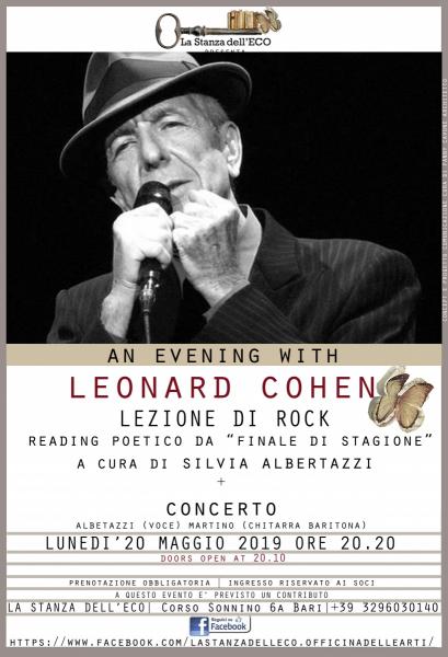 An evening with Leonard Cohen