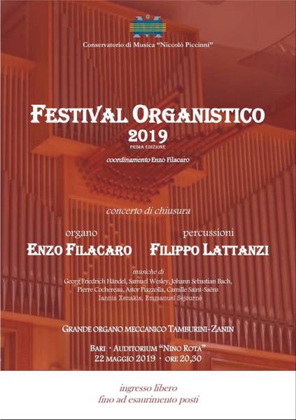 Concerto conclusivo del FESTIVAL ORGANISTICO 2019