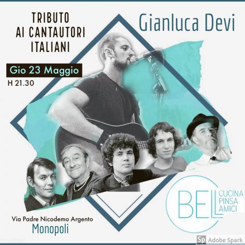 Gianluca Devi - Tributo ai Cantautori Italiani @ La Bell (Monopoli)
