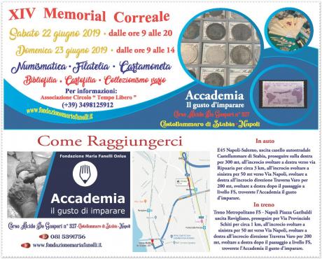 Collezionismo: XIV Memorial Correale – 22/23 Giugno 2019