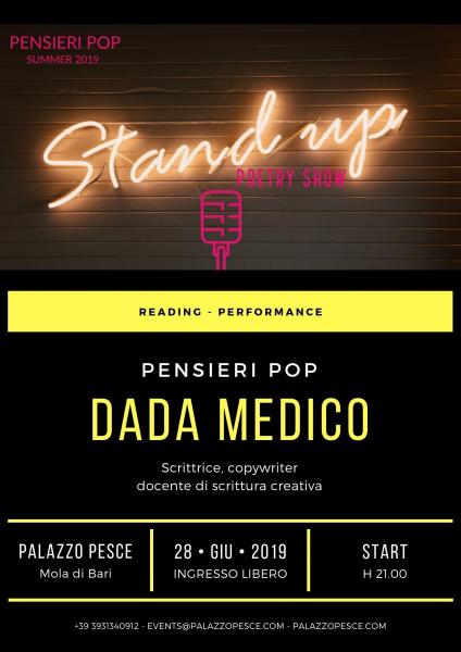 Pensieri Pop di Dada Medico [Reading - performance]