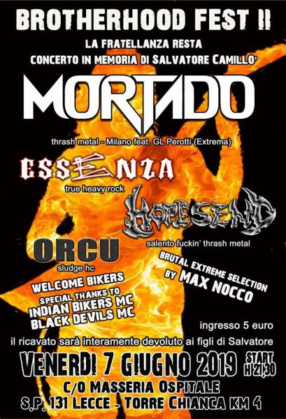 Brotherhood metal fest - Mortado, Essenza & more...