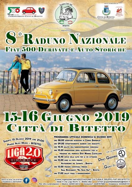 8° Raduno Nazionale Fiat 500 Derivate e Auto Storiche Città di Bitetto