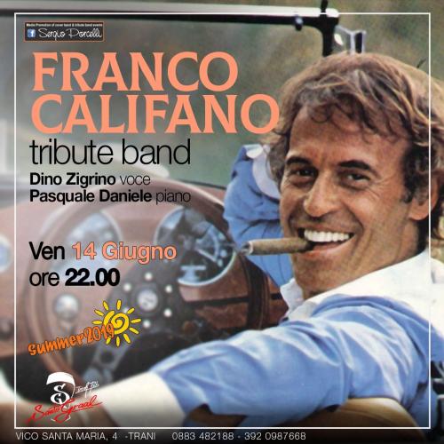 Franco Califano tribute band a Trani - Estate 2019